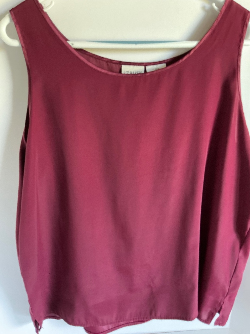 Burgundy Red Tunic Top